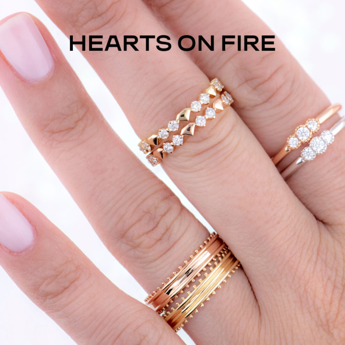 Behati Sweatheart Band, Behati Bold Shaped Band, Sloane Picot Band