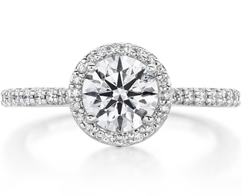 CAMILLA HALO DIAMOND ENGAGEMENT RING