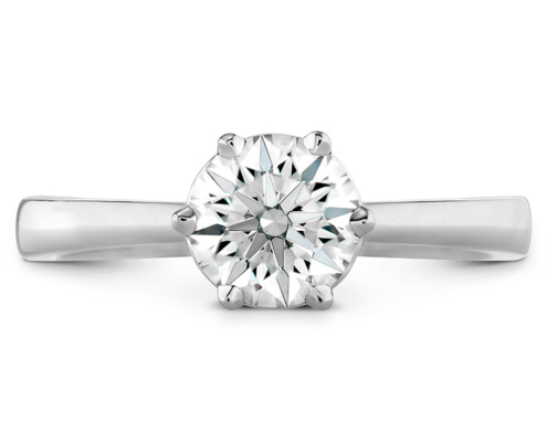 HOF SIGNATURE 6 PRONG SOLITAIRE ENGAGEMENT RING