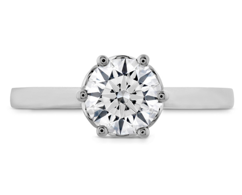 HOF SIGNATURE BEZEL BASKET ENGAGEMENT RING