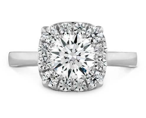 HOF SIGNATURE CUSTOM HALO ENGAGEMENT RING