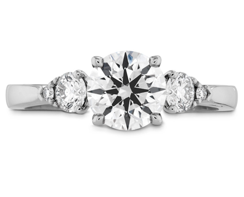HOF SIGNATURE THREE STONE ENGAGEMENT RING