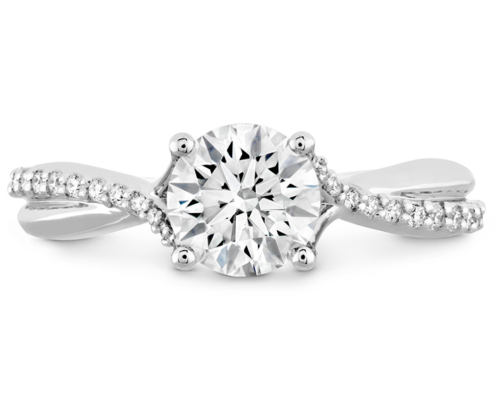 SIMPLY BRIDAL DIAMOND TWIST ENGAGEMENT RING