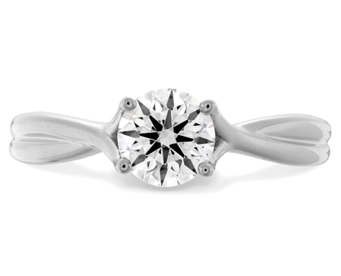 SIMPLY BRIDAL TWIST SOLITAIRE ENGAGEMENT RING