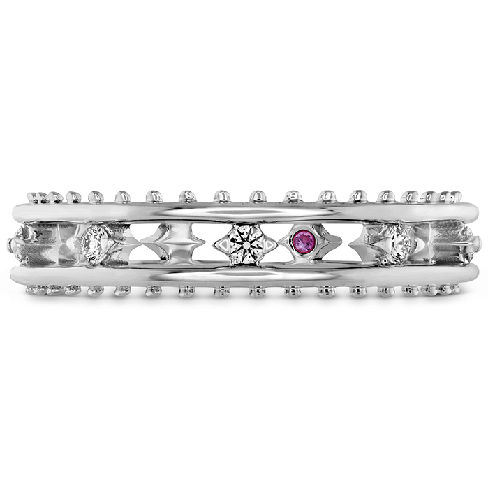 SLOANE PICOT FLOATING DIAMOND BAND