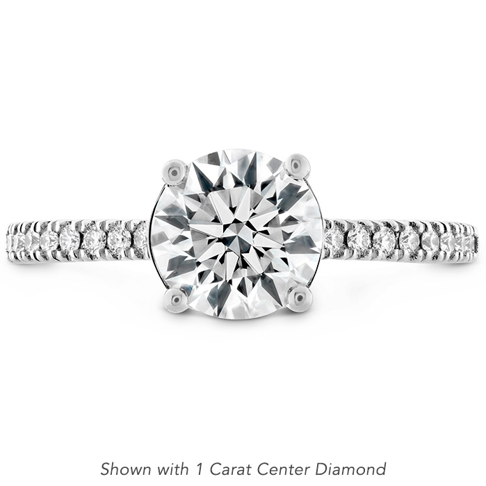 SLOANE SILHOUETTE ENGAGEMENT RING DIAMOND BAND