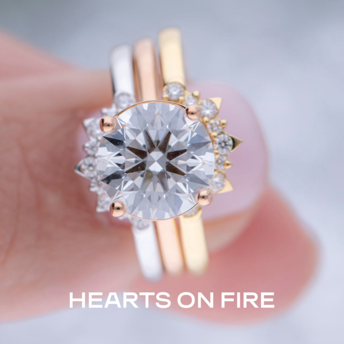 Sloane Diamond Engagemnet Ring, Behati Tiara Bands 2