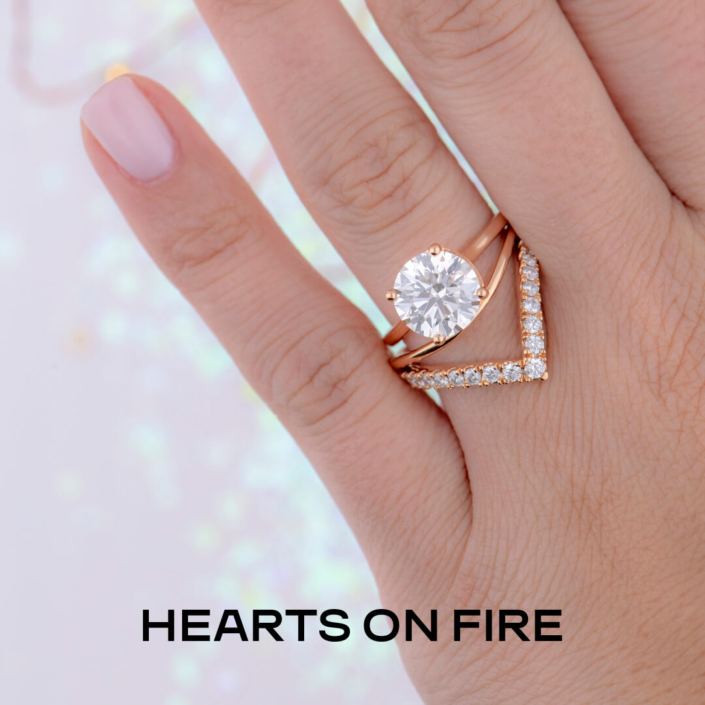 Sloane Diamond Engagemnet Ring, Harley Silhouette Power Band