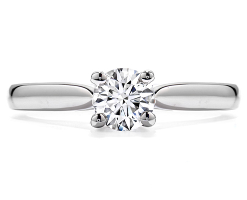 PURELY BRIDAL FOUR PRONG "V"
