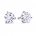 .25 CT Three Prong Diamond Earrings