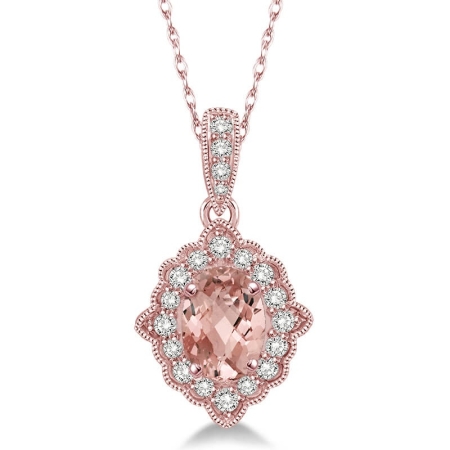 Morganite Neckalce