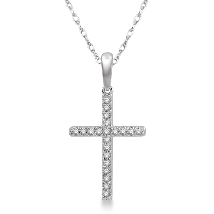.10CT Diamond Cross Fashion Pendant