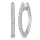 .20CT Diamond Hoop Earrings