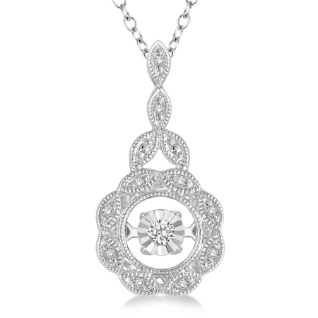 .07CT Diamond Fashion Emotion Pendant