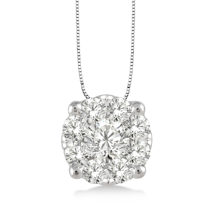 .35CT Lovebright Pendant WG