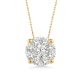 .12CT Lovebright Pendant YG