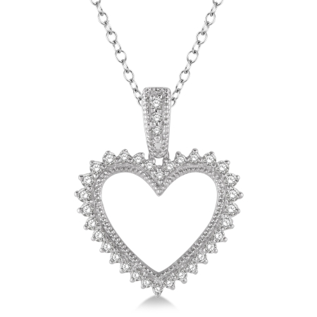 .20CT Diamond Heart Necklace