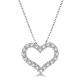 Diamond Heart Pendant WG .50CT