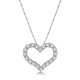 Diamond Heart Pendant WG .25CT