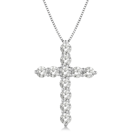 Diamond Cross Necklace 1.00CT