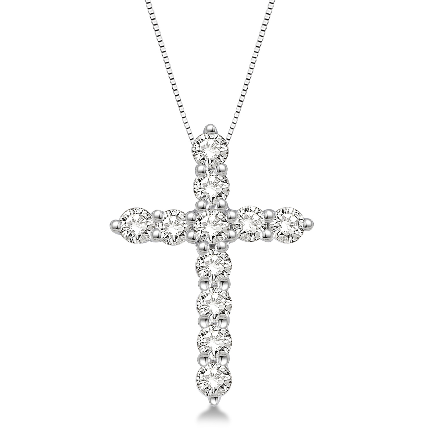 Diamond Cross Necklace .75CT