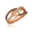 14K Strawberry Gold® Ring | Nude Diamonds™ 1/3 cts., Chocolate Diamonds® 1/4 cts.