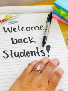 welcome back
