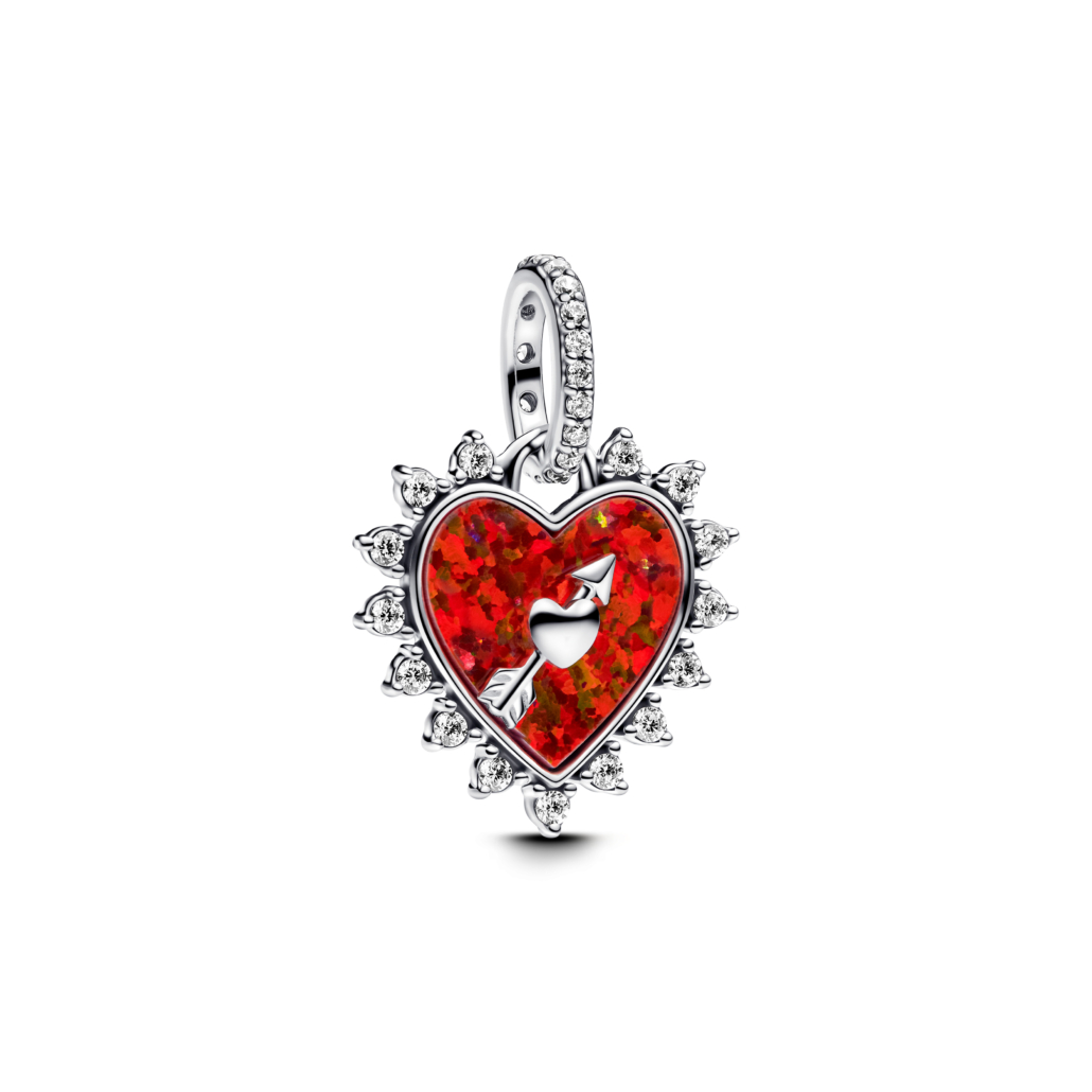 Spinnable Arrow Heart Dangle Charm — The Diamond Center: Where Wisconsin  Gets Engaged