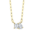 DIAMOND PEAR & EMERALD SHAPPED NECKLACE