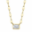DIAMOND EMERALD SPARKLE CHAIN NECKLACE