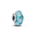Turquoise Murano Glass & Glitter Charm
